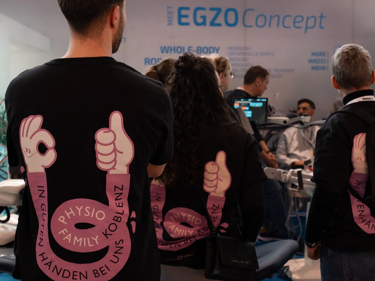 In guten Händen bei uns, unterwegs auf der Messe