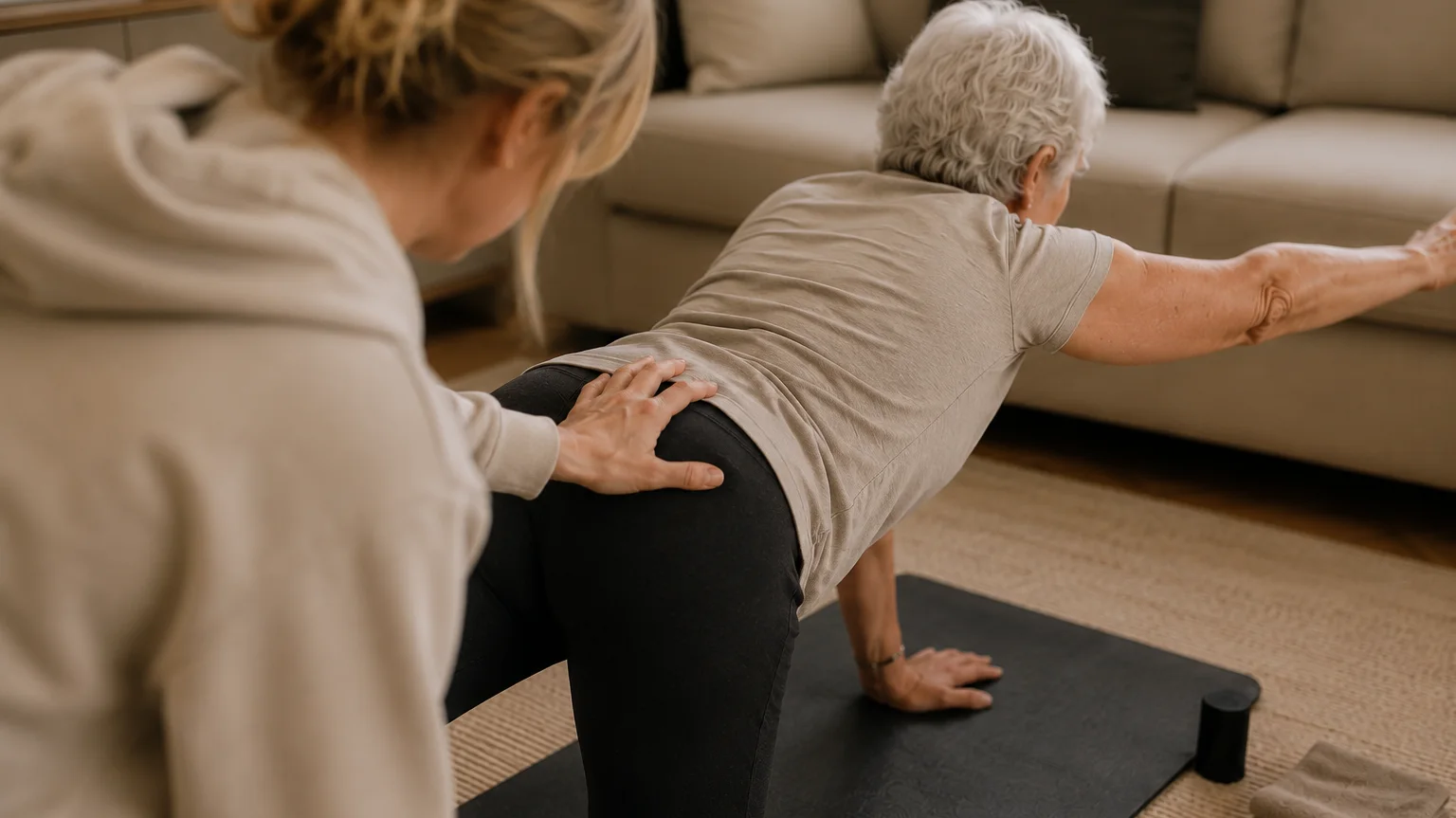 Hausbesuch bei Physio Family Koblenz: Training im Wohnzimmer